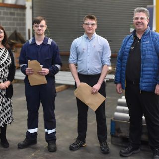 Apprentice of the year 2021 awarded to Connor and Jonathan